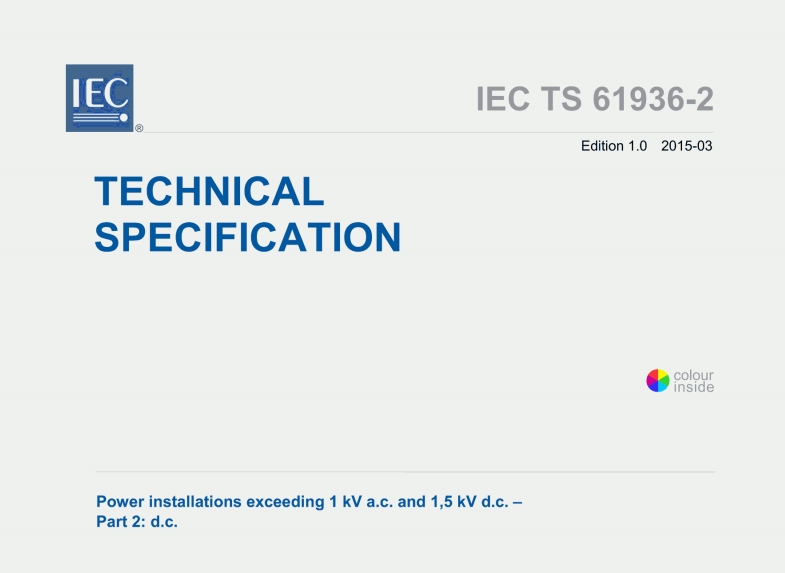 IEC TS 61936-2:2015 pdf download