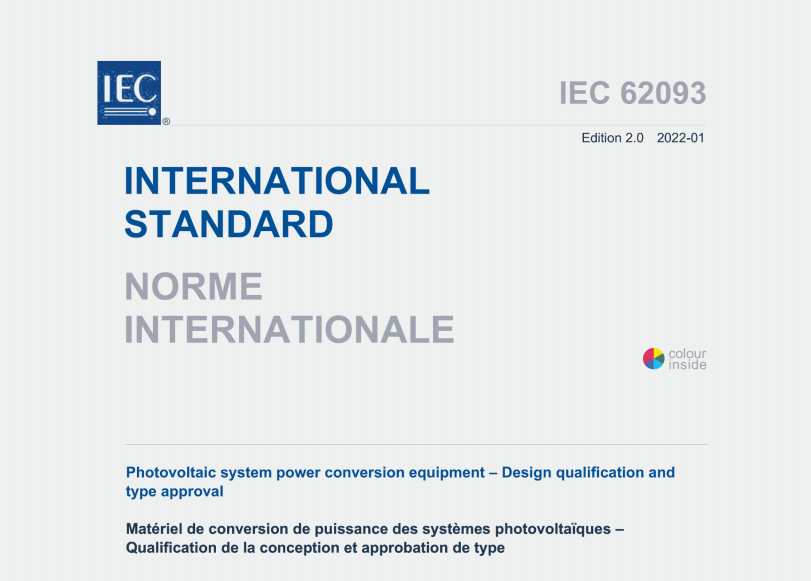 IEC 62093:2022 pdf download