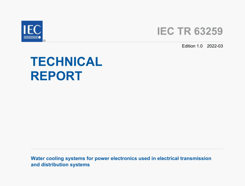 IEC TR 63259:2022 pdf download