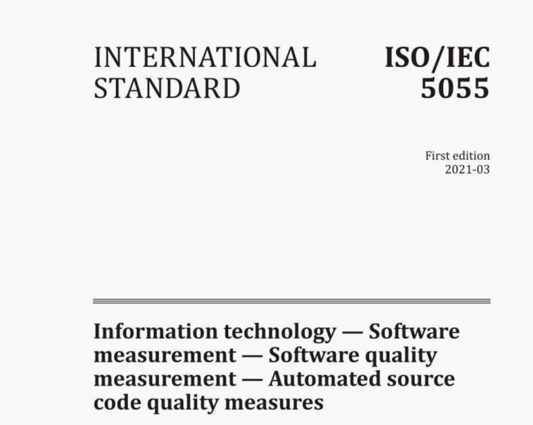 ISO/IEC 5055:2021