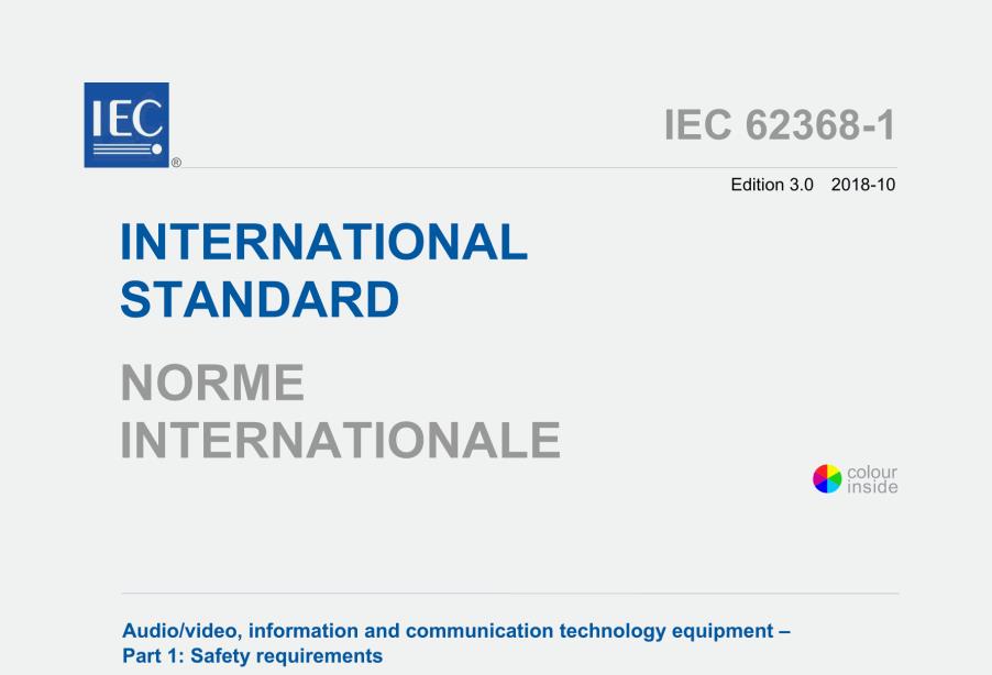 IEC 62368-1:2018 pdf download