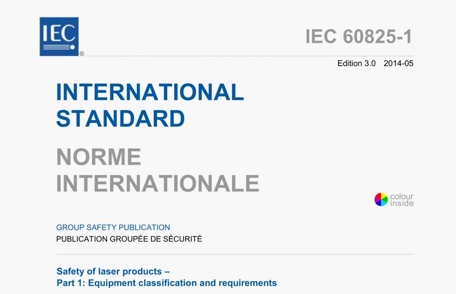 IEC 60825-1:2014 pdf download