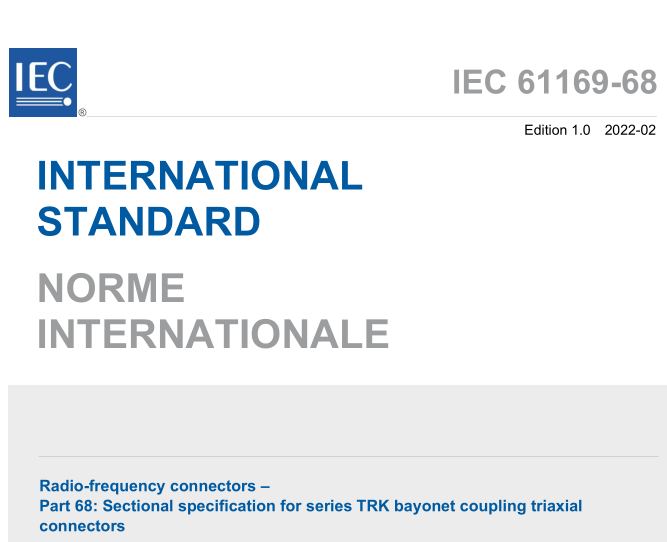 IEC 61169-68:2022 pdf download