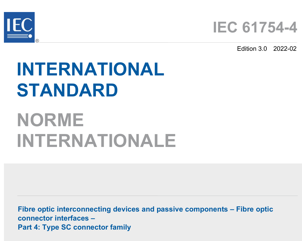 IEC 61754-4:2022 pdf download