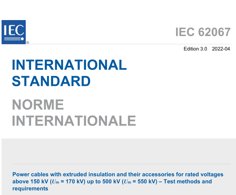 IEC 62067:2022 pdf download