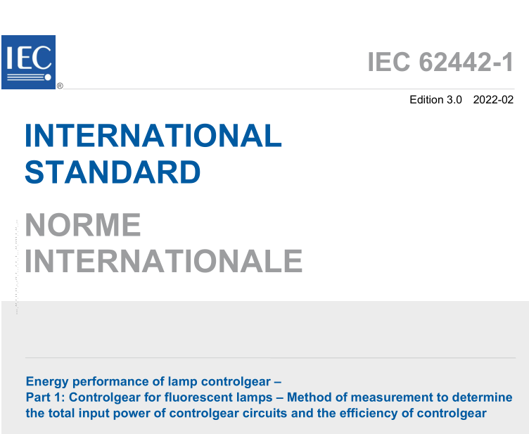 IEC 62442-1:2022 pdf download