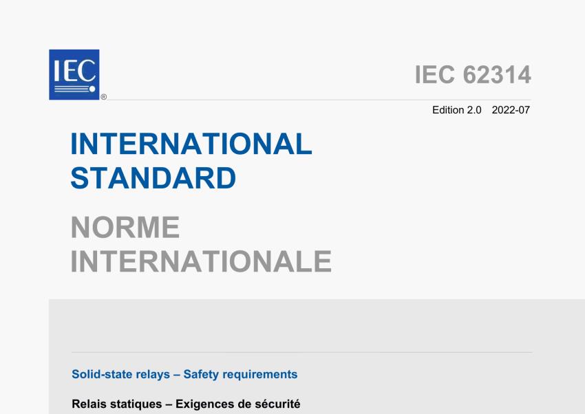 IEC 62314:2022 pdf download