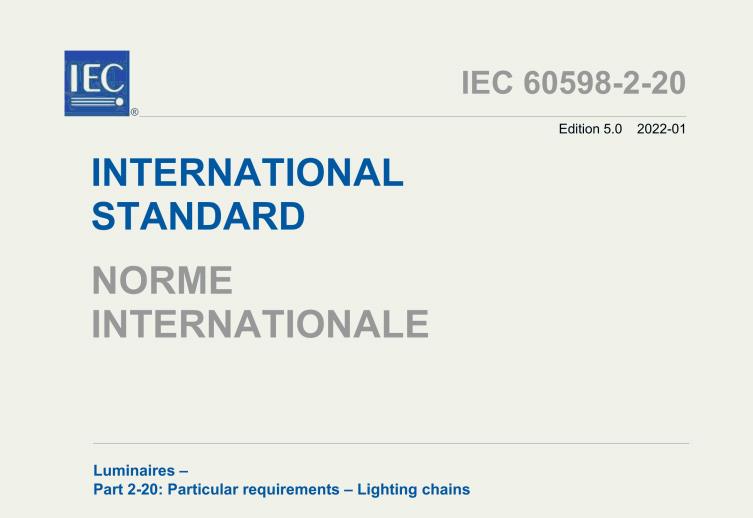 IEC 60598-2-20:2022 pdf download