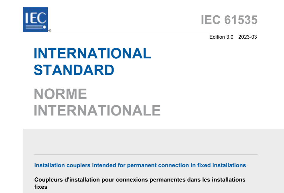 IEC 61535:2023 pdf download