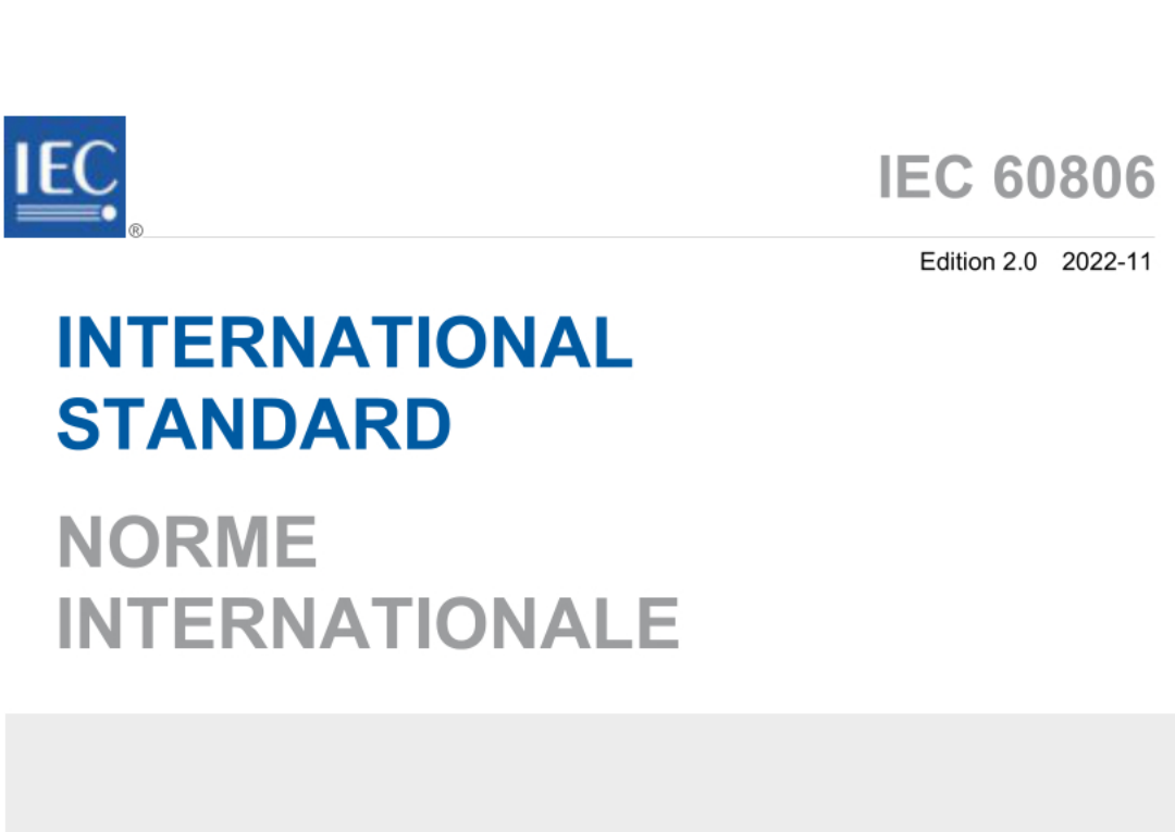 IEC 60806:2022 pdf download